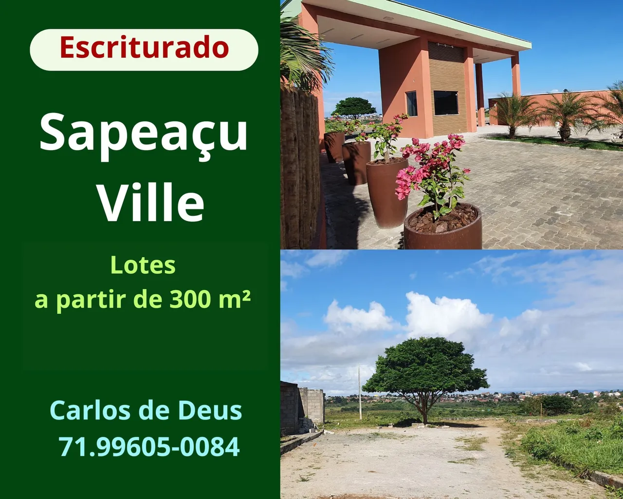 Oportunidade Loteamento Sapeaçu Ville, lotes a partir de 300 m², infraestrutura, escritura