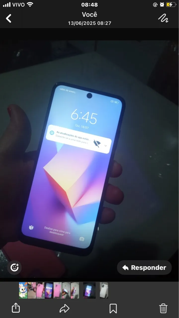 Vem desse nem do Xiao me redimir note 10 S 128 giga de memória tudo original