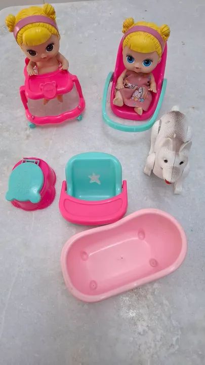 Kit de Brinquedos para Bebês - Banheira, Cadeira, Carrinho e Acessórios - Foto 4
