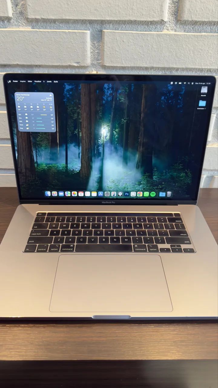 MacBook Pro 16 (2019) i7 16GB SSD 512GB Radeon 5300M macOS Tahoe