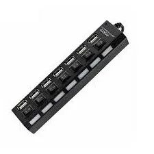 Hub Usb 7 Portas 2.0 Hd Extensor Pen Drive Mouse Teclado TV - Foto 5