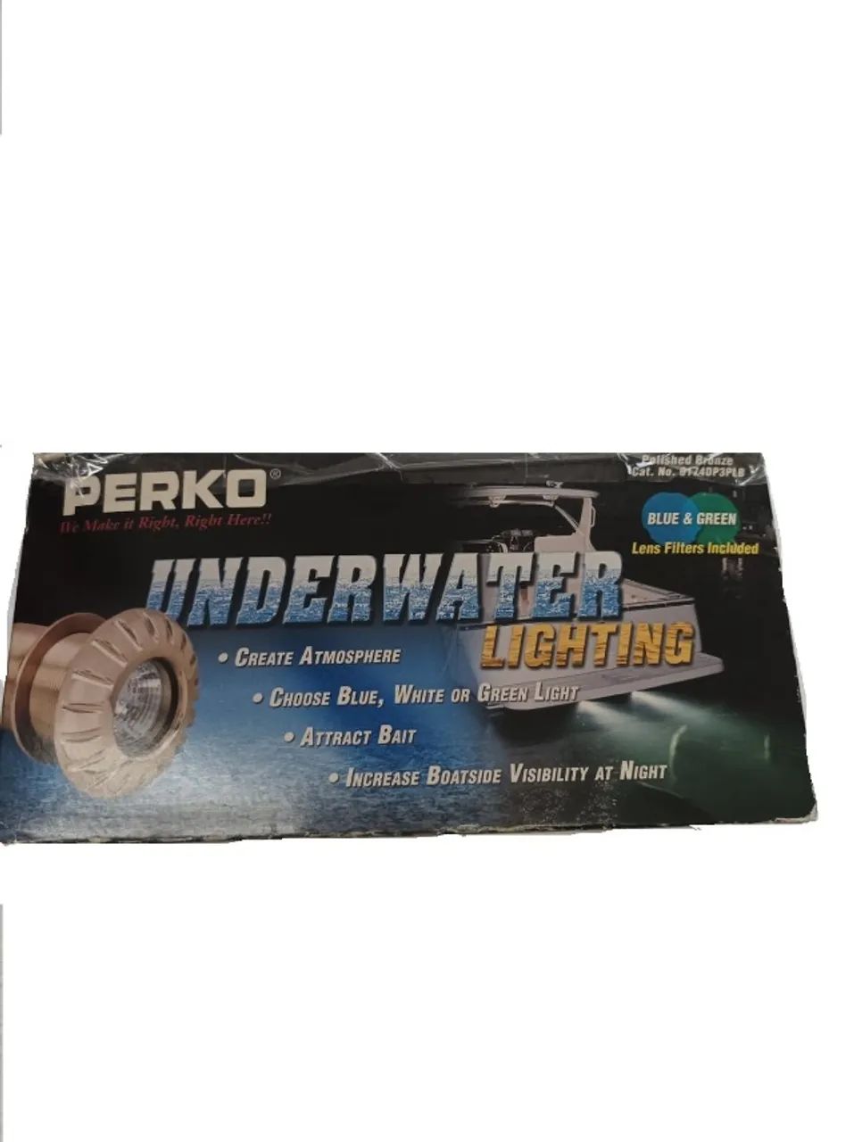 Luz Subaquática Perko Bronze 12v 50w - Foto 4