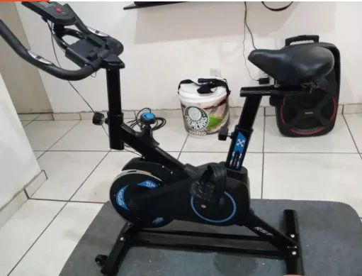 Bicicleta Bike Ergometrica Spinning Academia Fitness Profissional 120kg - Foto 3