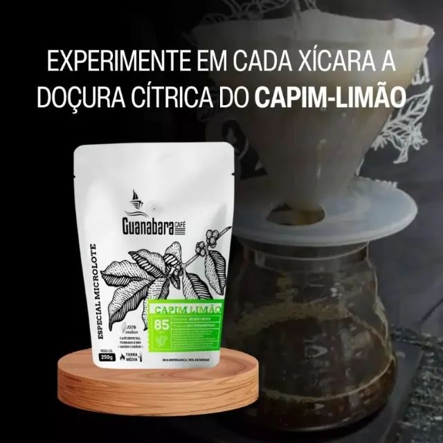 Café Especial Microlote Guanabara Capim Limão 250 g - Torra Média - Foto 3