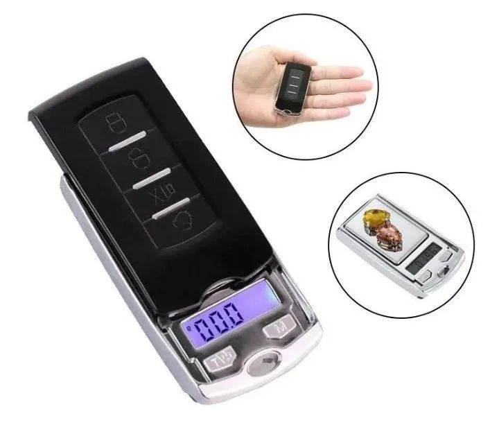 Mini balança digital portátil até 200g.