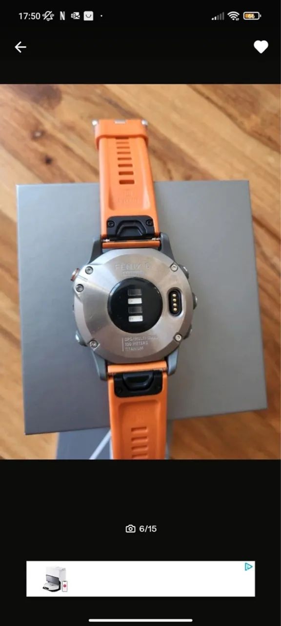 Garmin Fênix 6 Sapphire - Relógio Premium Multiesportivo - Foto 2