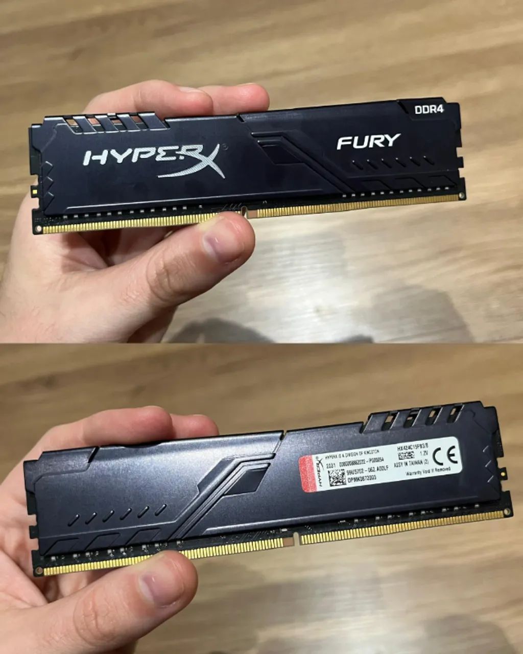 Memória RAM HyperX Fury DDR4 - 8GB 2400MHz (Usada)