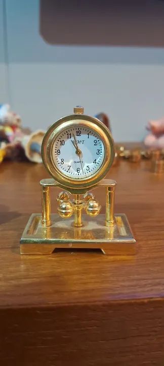2 Mini Relógios de mesa antigos, decorativos - Foto 2