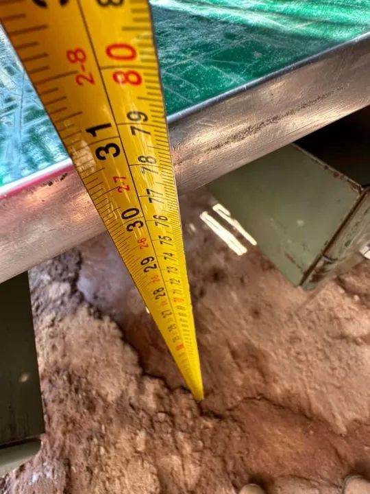 Mesa de Escritório Vintage com Tampo Verde - Foto 5