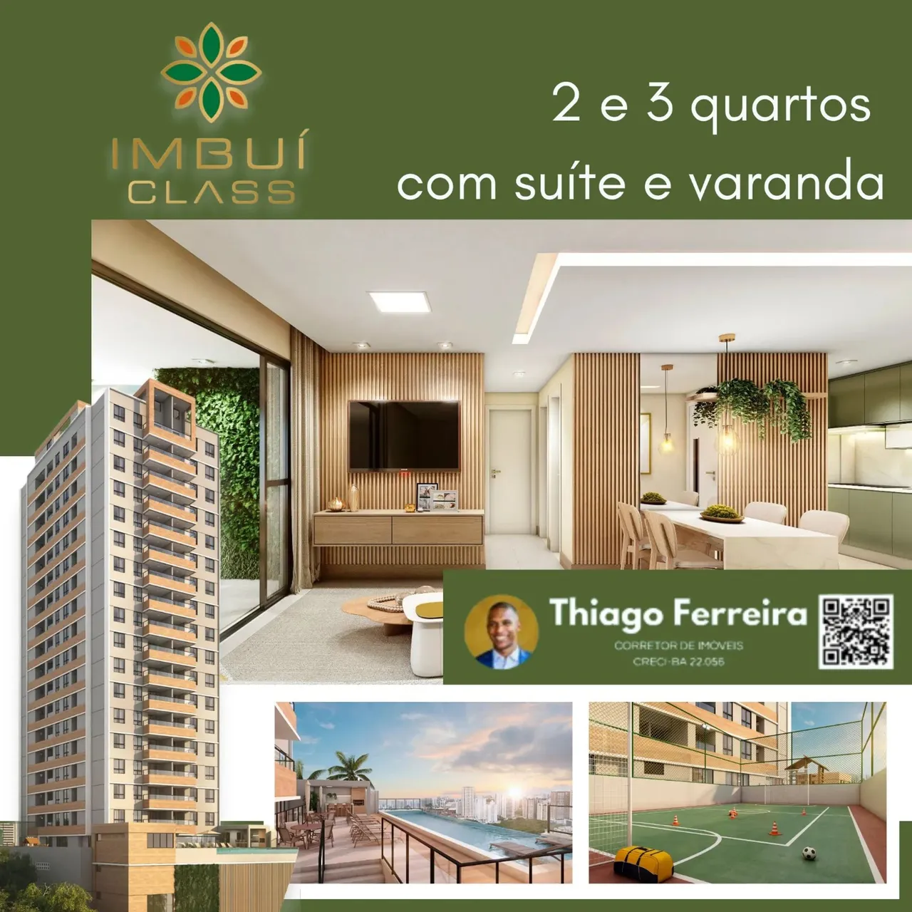 Imbuí Class, 2 E 3 Quartos, Opções De 60M² Ou 70M² E 1 Ou 2 Vagas De Garagem. M2IKHF