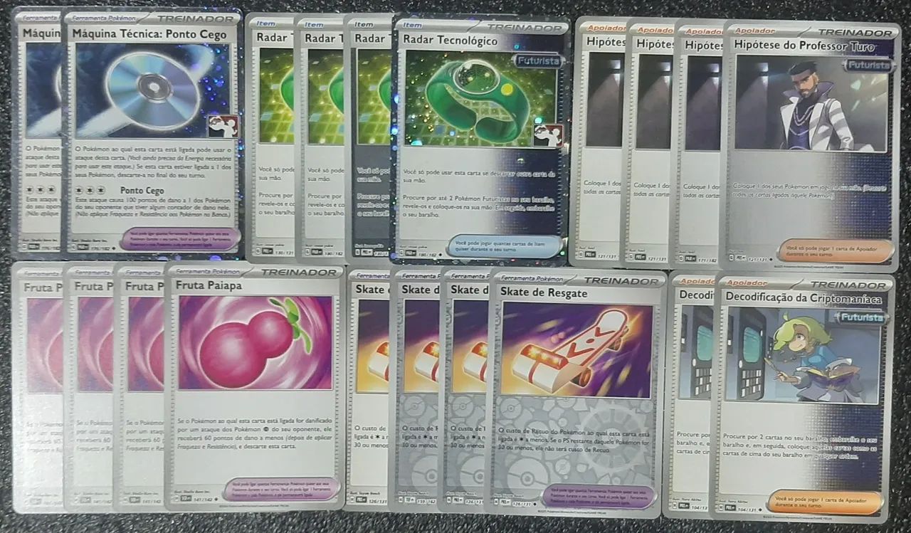Deck Rocha férrea cartas originais de pokémon - Foto 2