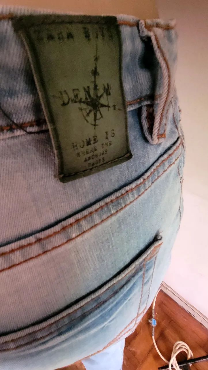 Calça Jeans Zara 38 - Foto 3