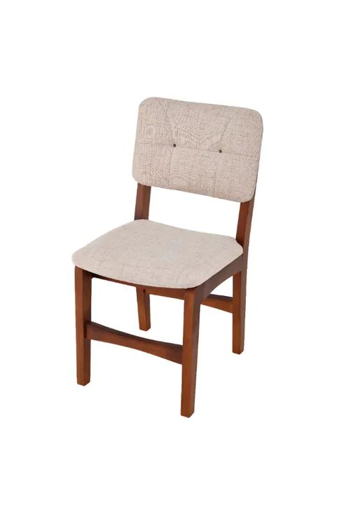 Mesa Sabrina + 6 cadeiras estofadas em linho. - Foto 2
