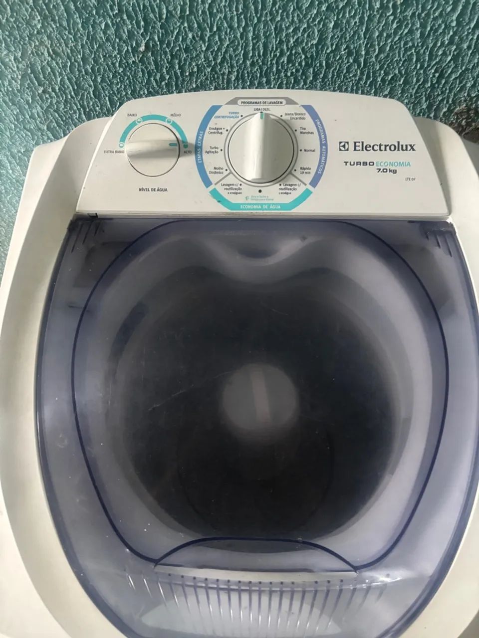 Máquina eletrolux não centrifuga 