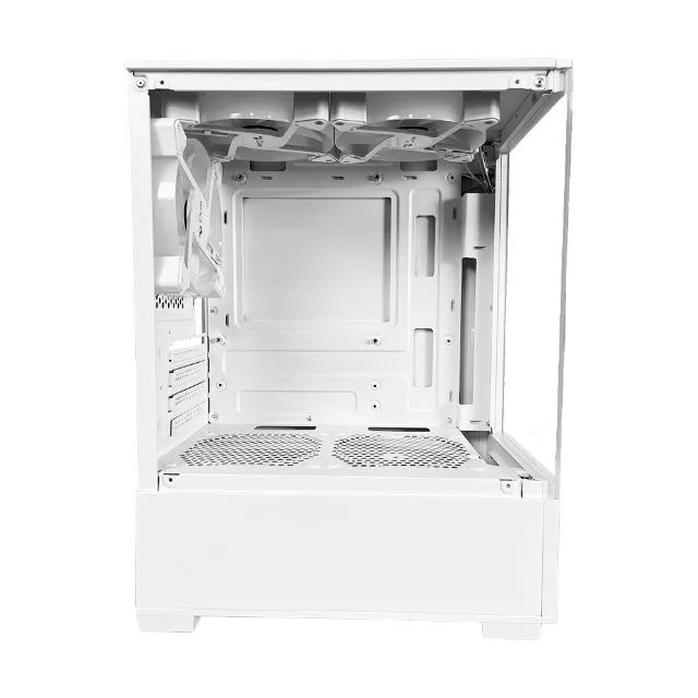  Gabinete Gamer Duex DXJ250-2 WH White *Com 3 Fans* - Micro-ATX, Mini-ITX - WZetta - Foto 3