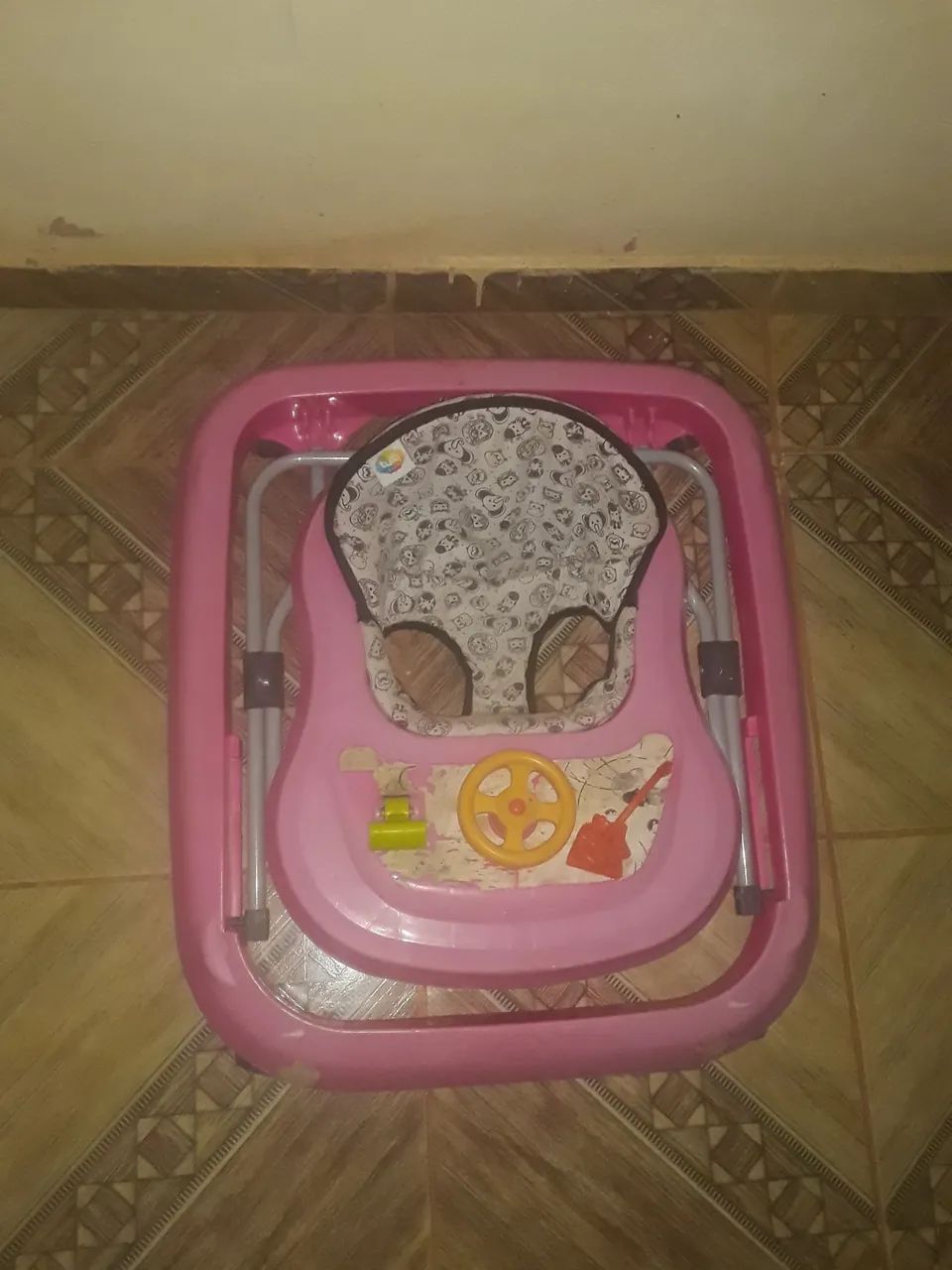 Andador para bebê - Rosa