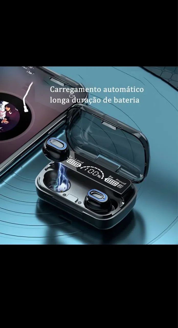 Fone de Ouvido Bluetooth com Display Digital - Foto 5
