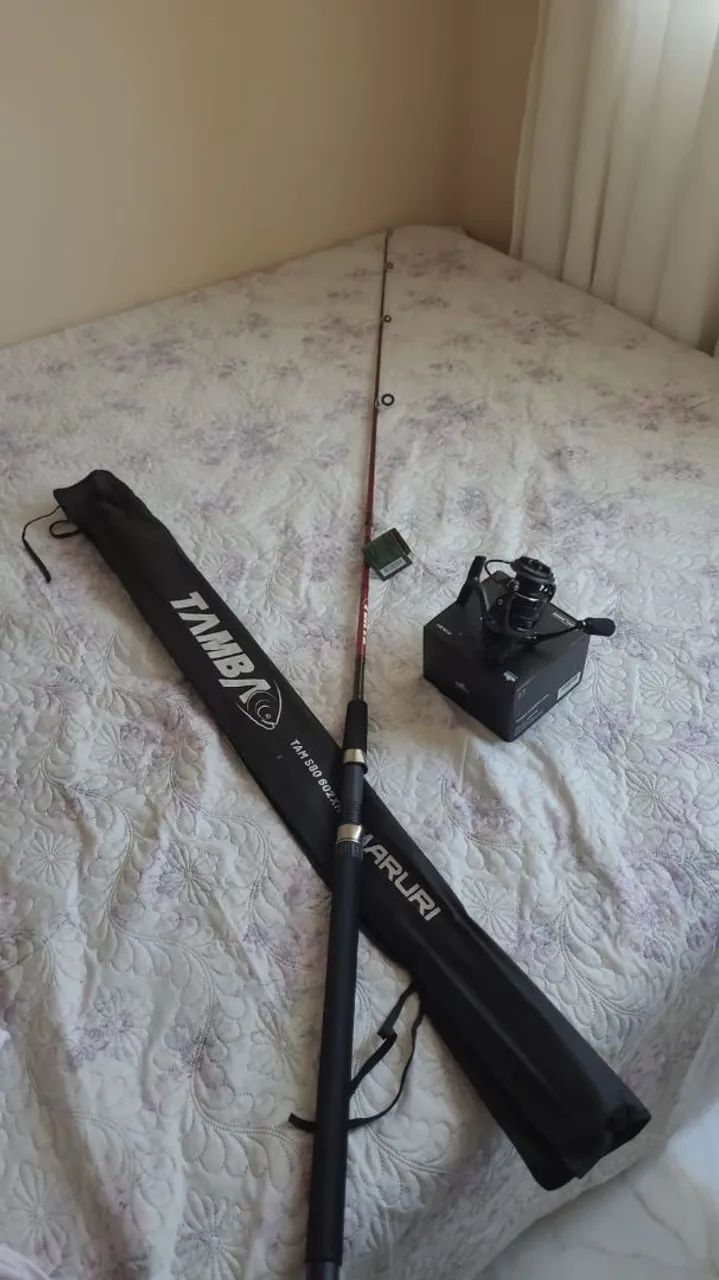 Molinete Handing M1 3000 + Vara Maruri Tamba (Kit Pesca) - Foto 2