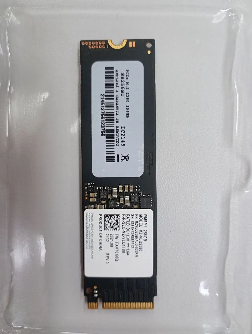 Nvm Samsung PM991 256GB M.2 NVMe