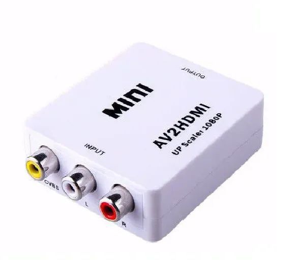 Adaptador Conversor De Rca Audio e Video AV Para HDMI