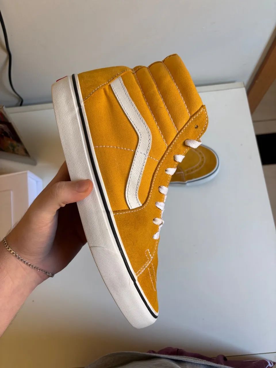 Tênis Vans Old Skool Sk8-hi Golden Glow