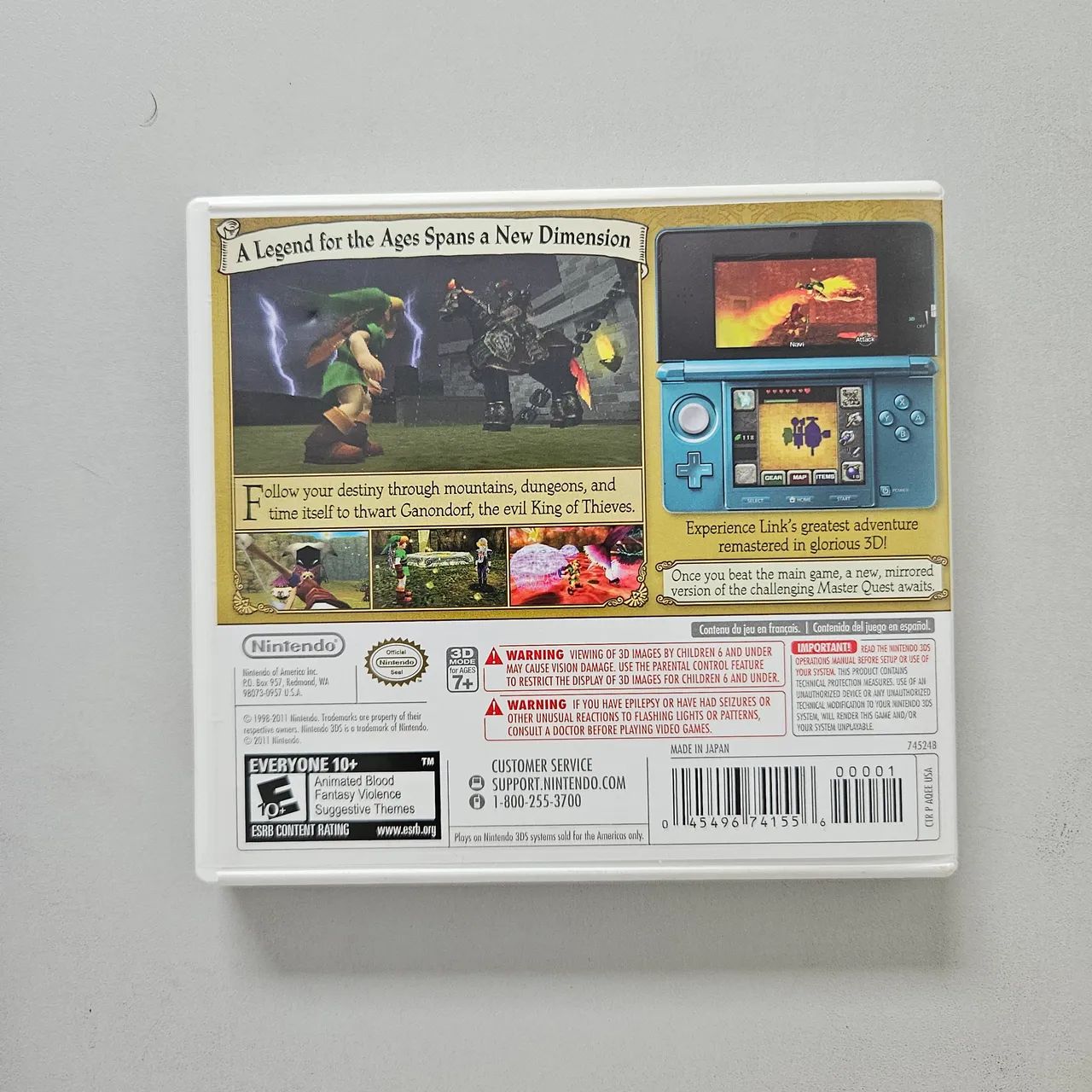 The Legend of Zelda: Ocarina of Time 3D - Nintendo 3DS - Foto 3