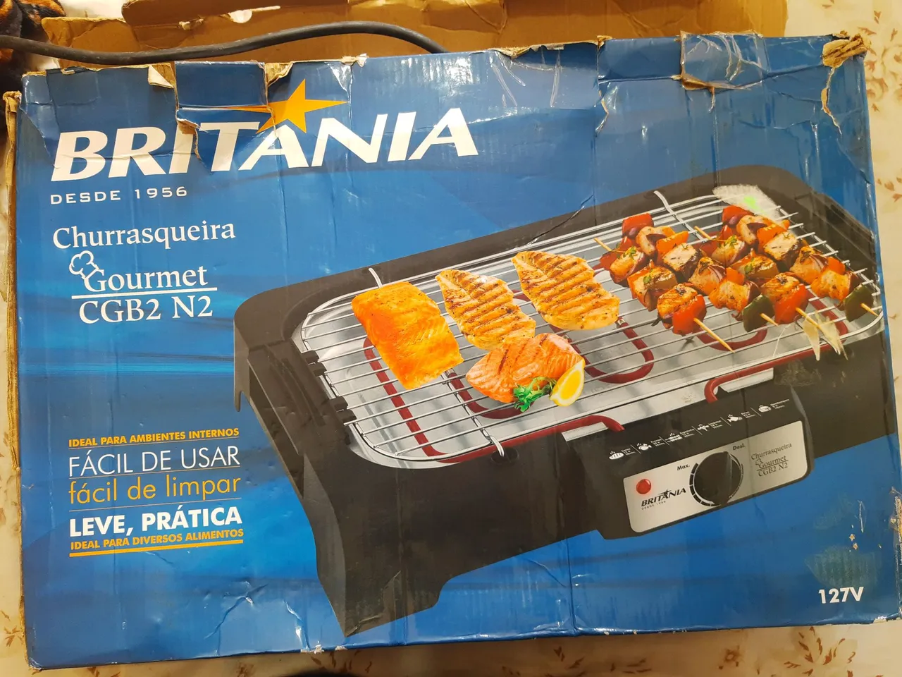 Churrasqueira Elétrica Britânia Gourmet CGB2 N2