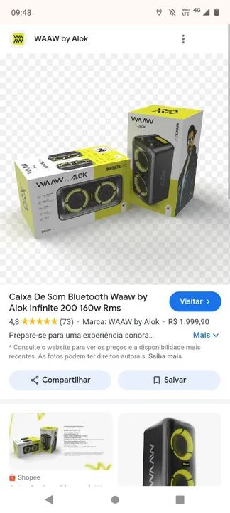 Vendo caixa de som nova 