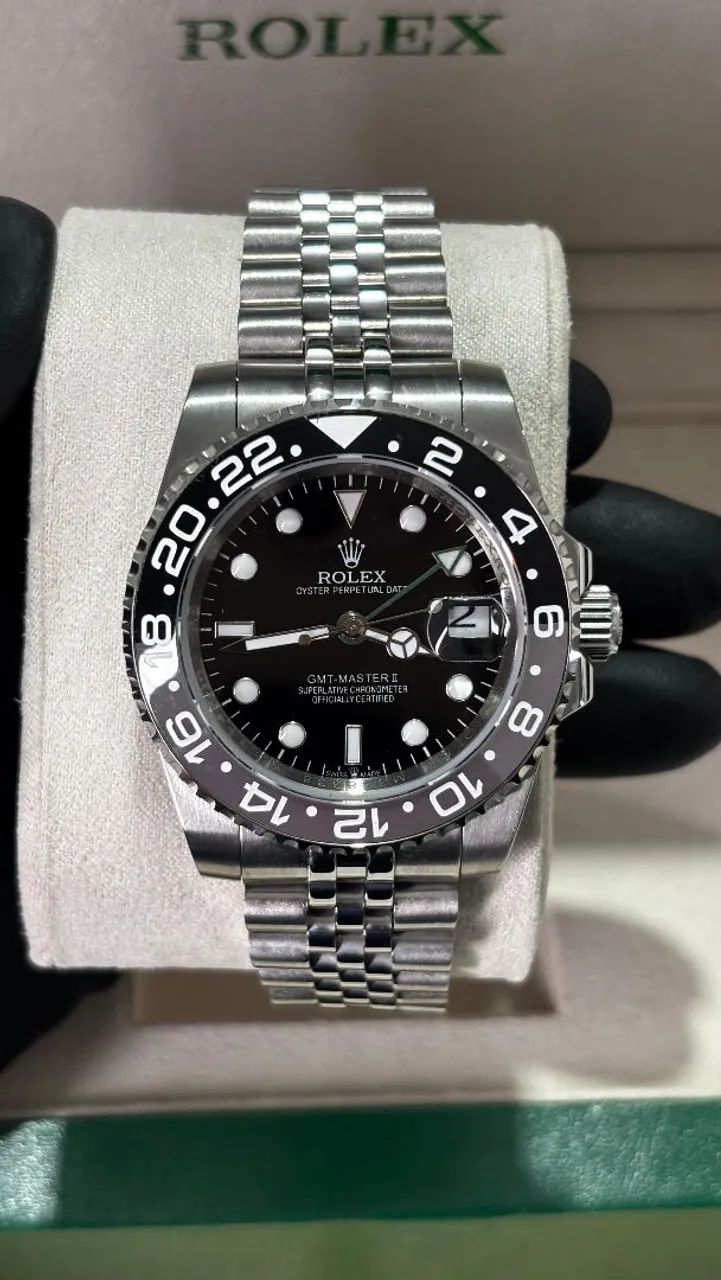 Relógio Rolex GMT master II Bruce Wayne 