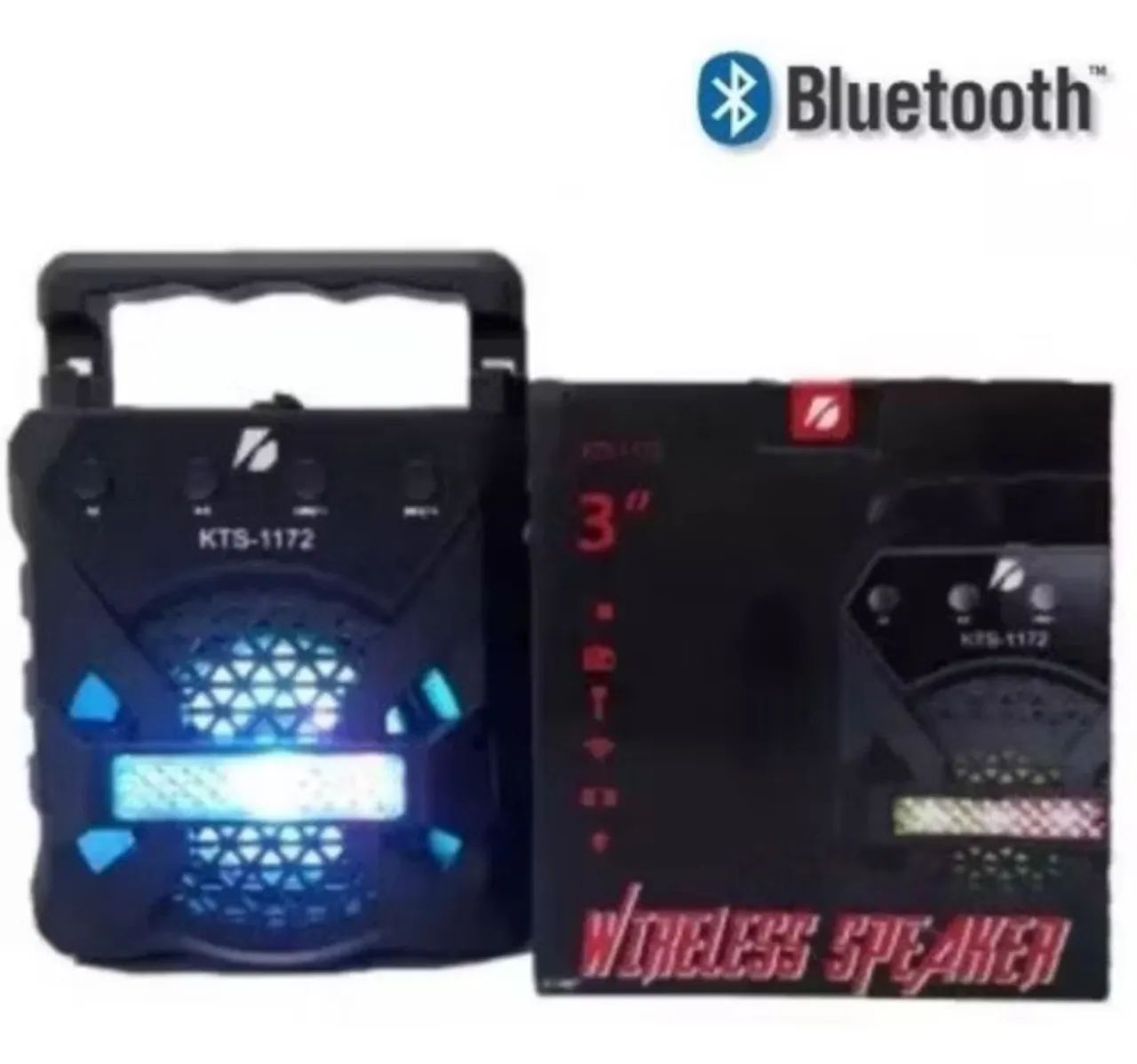 QUEIMÃO Caixa de Som Bluetooth KTS-1172 NOVA  - Foto 4