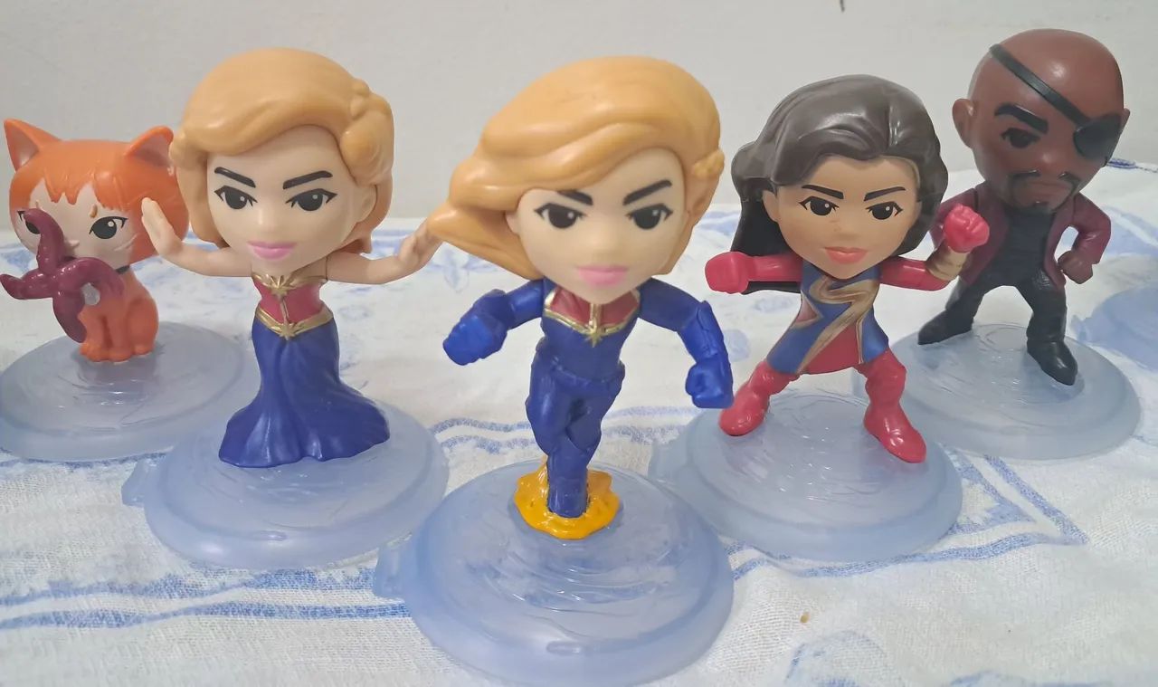 Coleção Completa As Marvels McDonald's 2023 - Foto 3