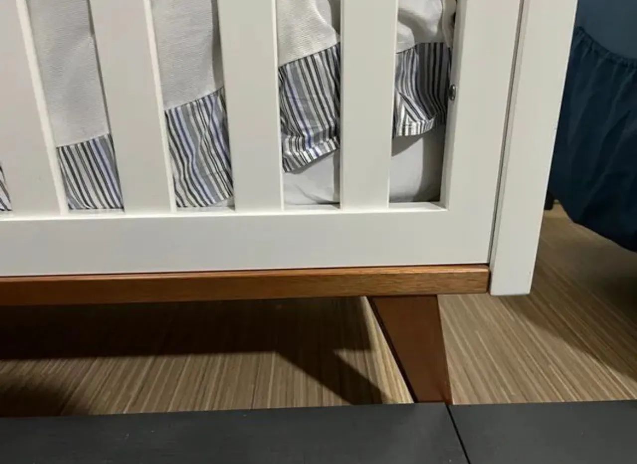 Berço Branco Allegrini - Mini Cama  - Foto 3