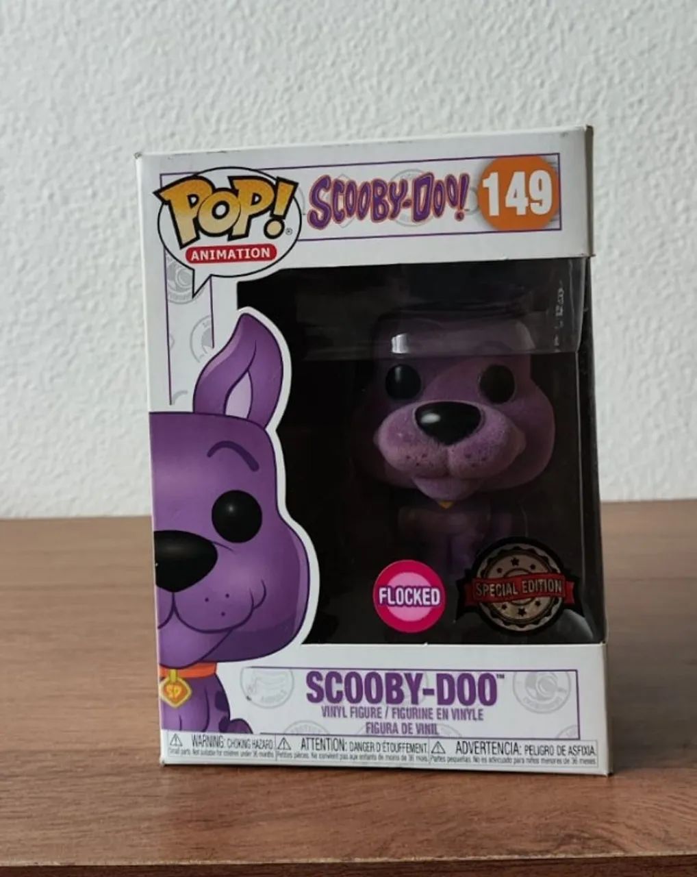 Funko Pop Scooby-Doo 149 Edicao Especial Flocked Veludo