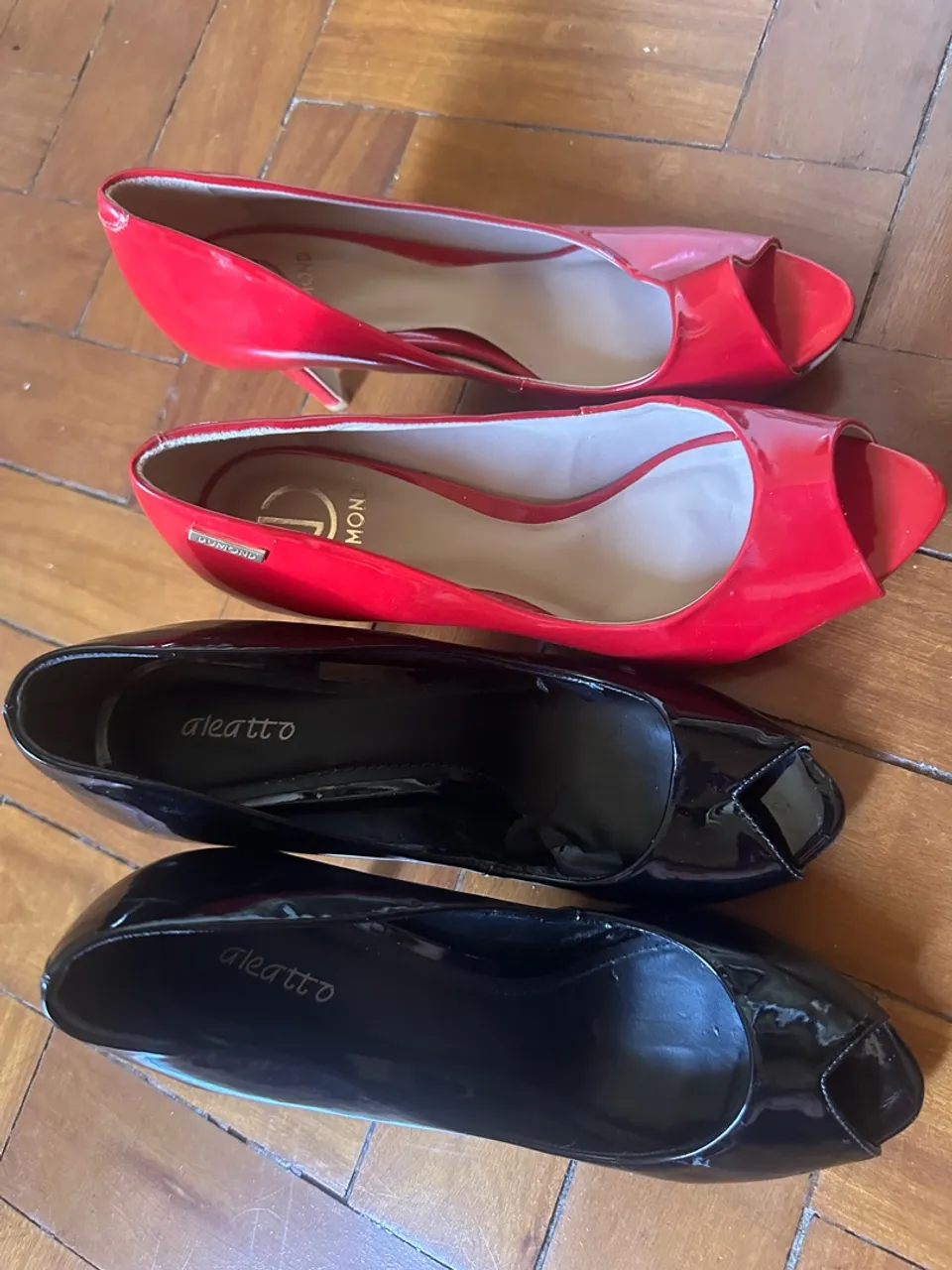 5 pares de sapato