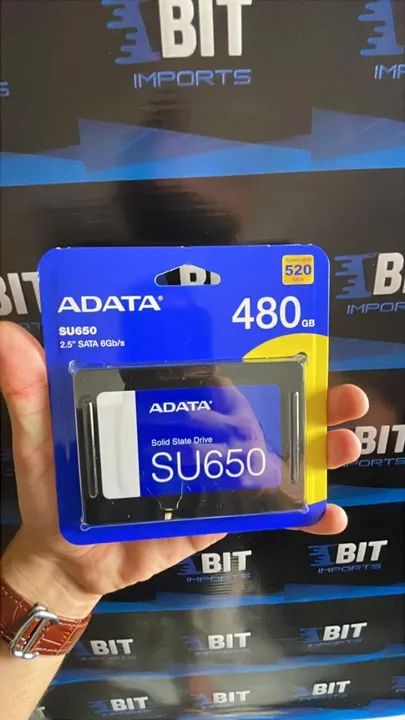 SSD Adata 480GB Sata 3 2.5'' | Novo Lacrado | Original