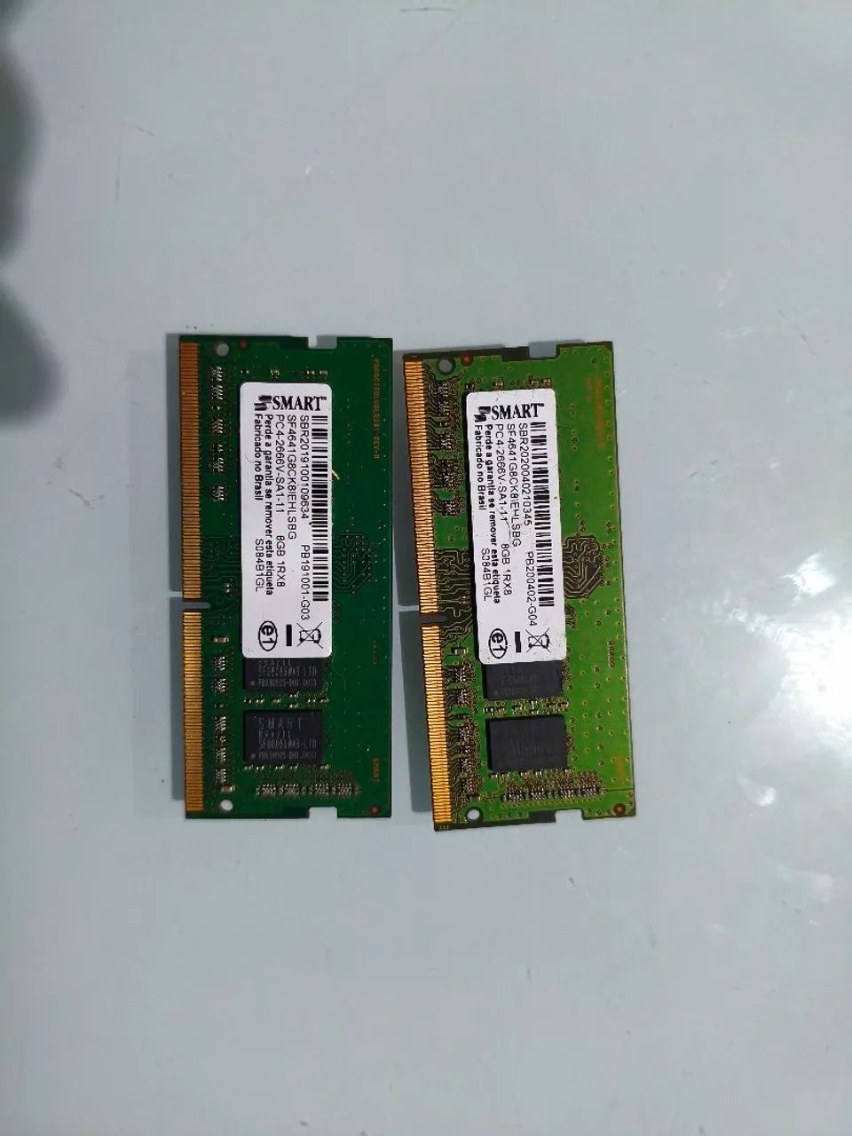 2x8gb memória RAM Notebook 
