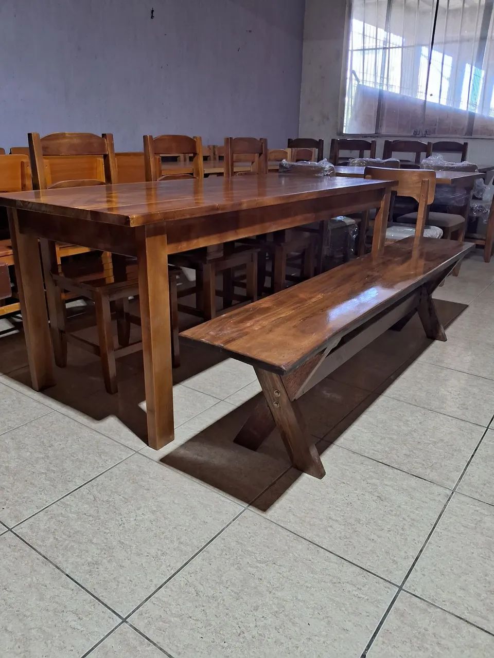 Banqueta Cadeira Banco Mesa - Foto 4