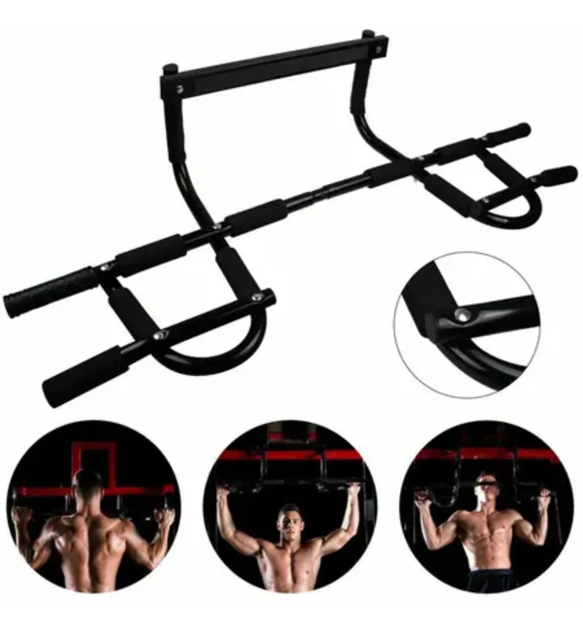 Barra de Porta Multifuncional Kikos - Academia e Exercícios - Jardim ...