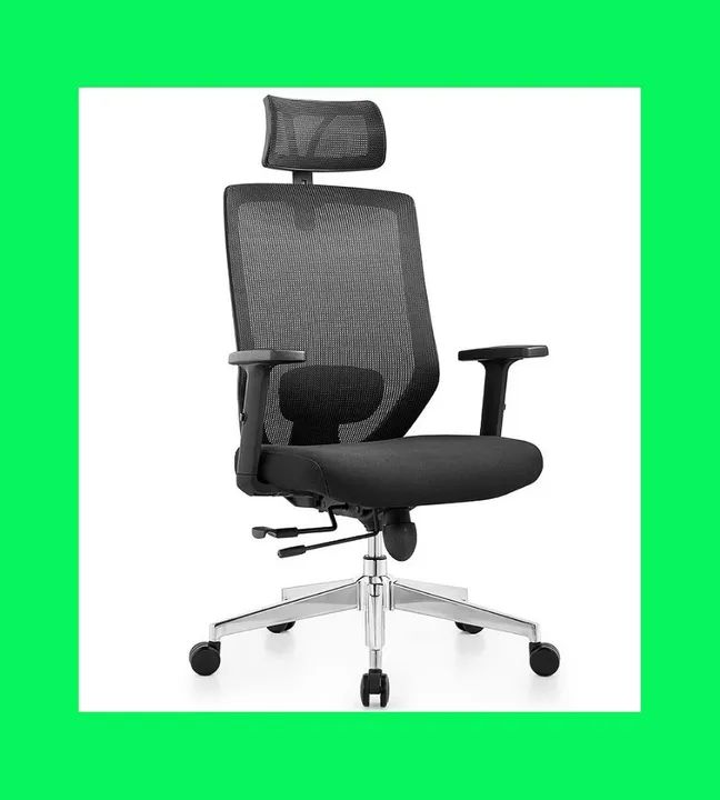 Cadeira Escritório Presidente Ergonômica c/ Apoio Lombar 
