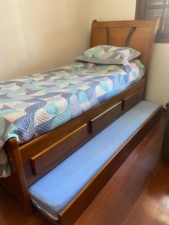 Cama com Gaveta Madeira - Foto 3