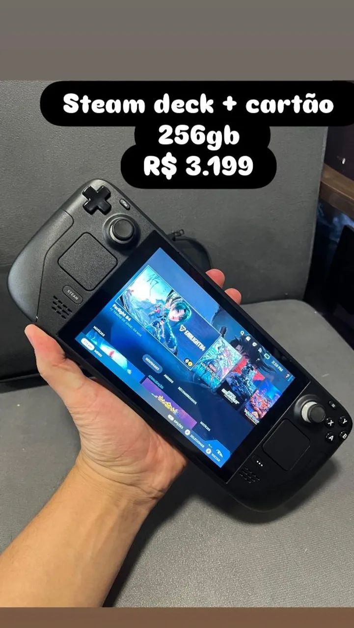 Steam deck + sd 256gb - Consoles de Vídeo Game - Vila Trujillo