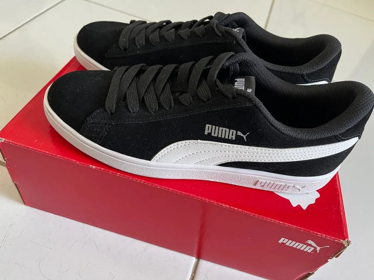 Tênis PUMA ORIGINAL Smash v2 BDP (NOVO)- Tamanho 39/40 - Foto 3