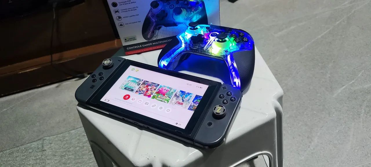 Controle sem fio Switch, ps3, ps4, Android e Ios pg9666t - já é o menor preço - Foto 5