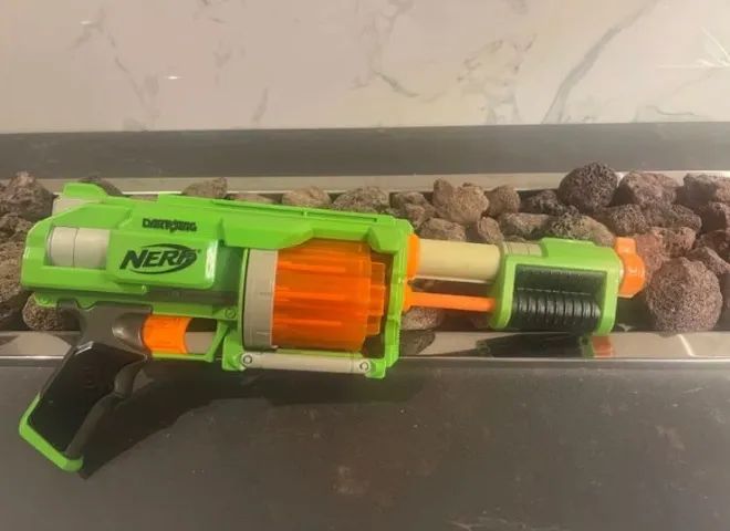 nerf dart tag - lançador com 10 dardos - Foto 2