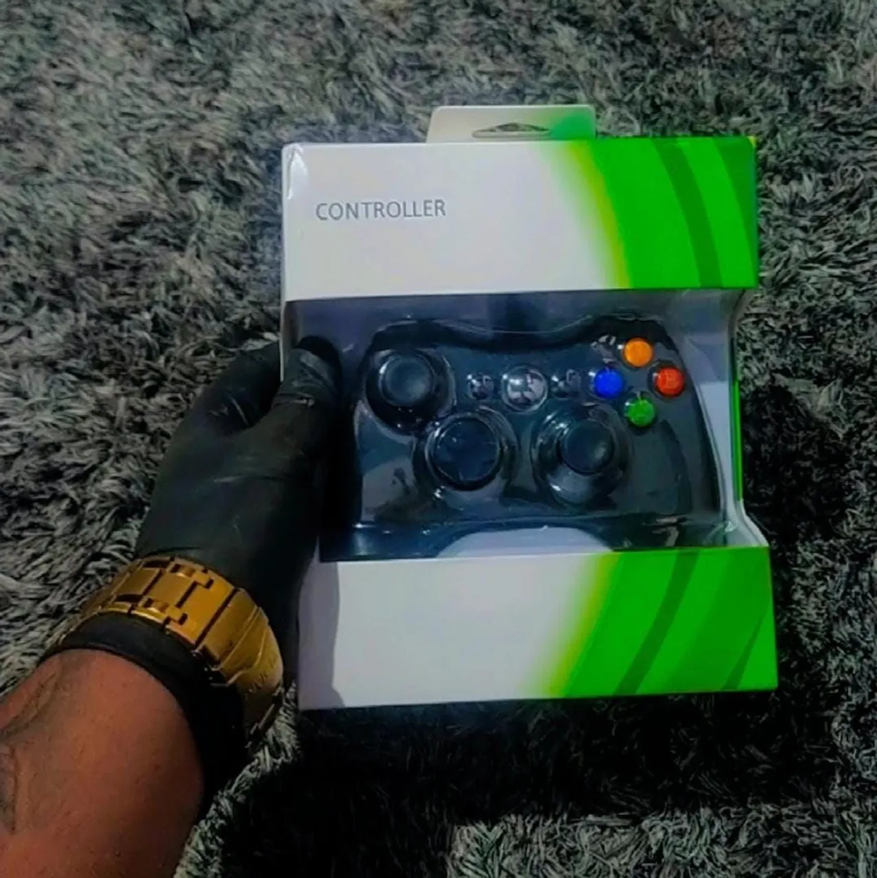 CONTROLE XBOX 360 COM FIO TOP LACRADO COM GARANTIA