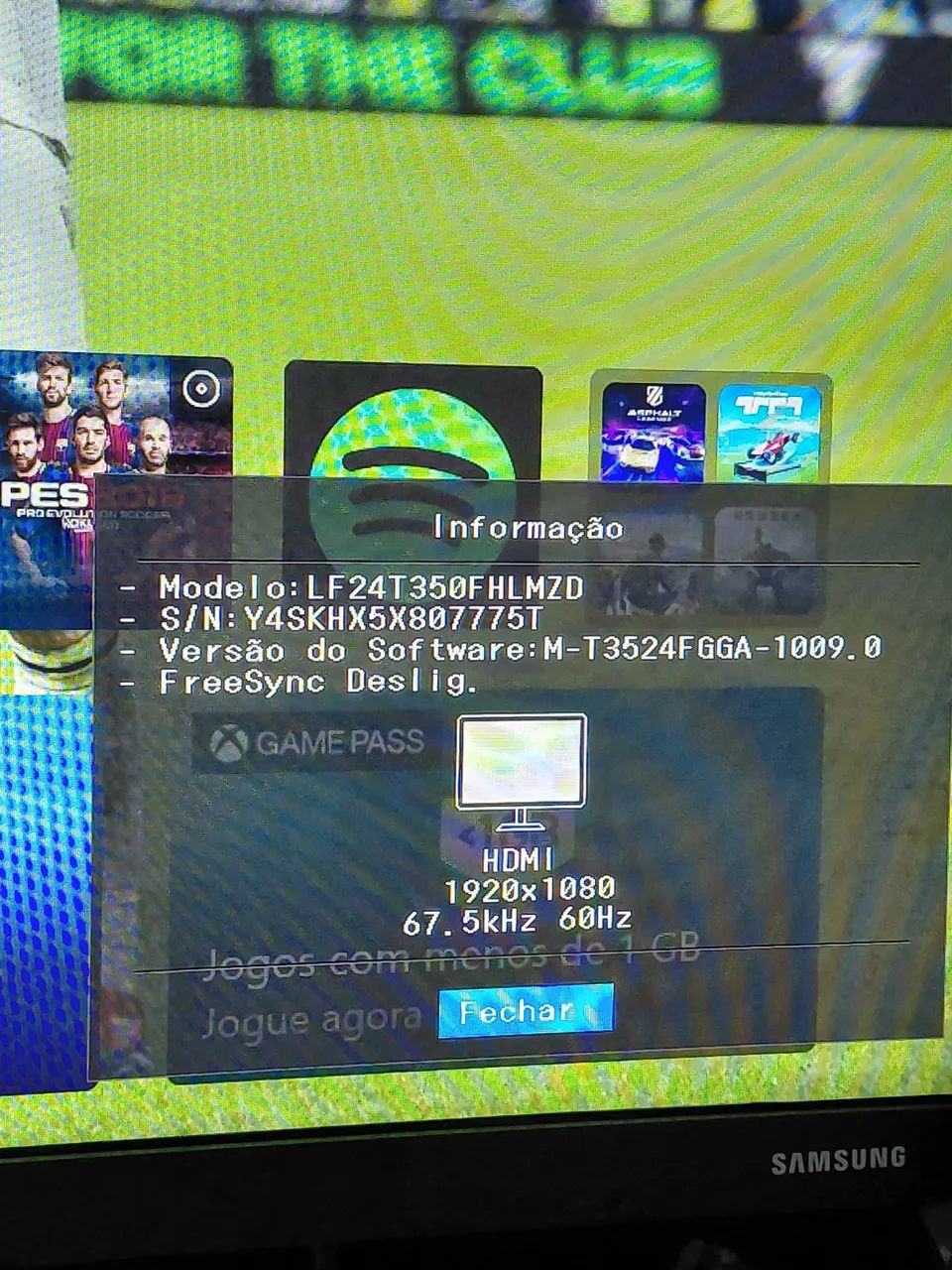 Monitor Samsung 64289272482819123