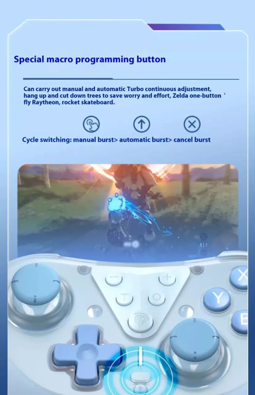 Controle Gamepad EasySmx T39 Preto - Foto 6