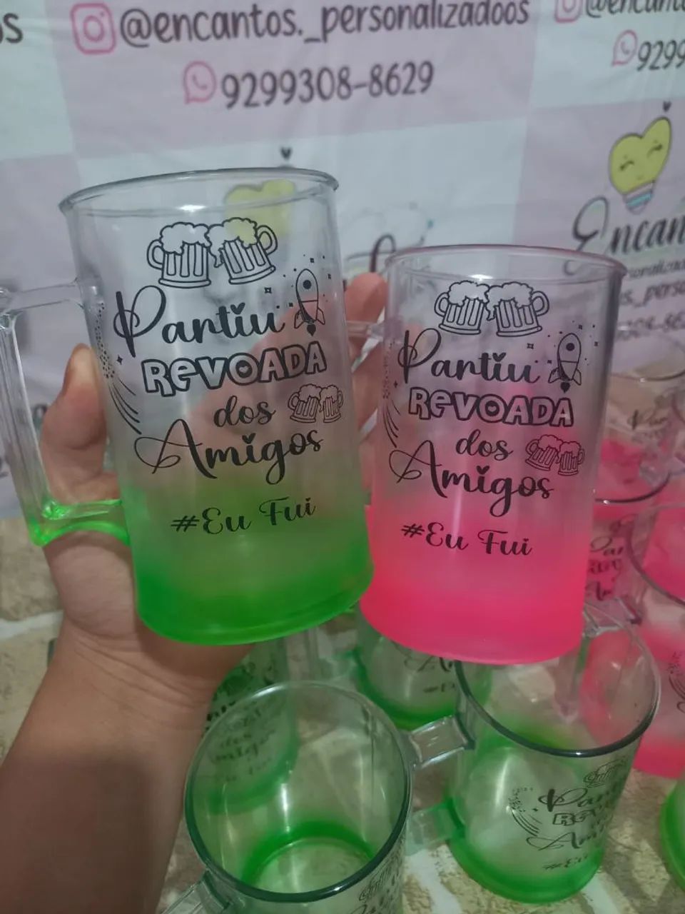 Canecas de Chopp,  copos personalizados,  baldes de gelo . - Foto 2
