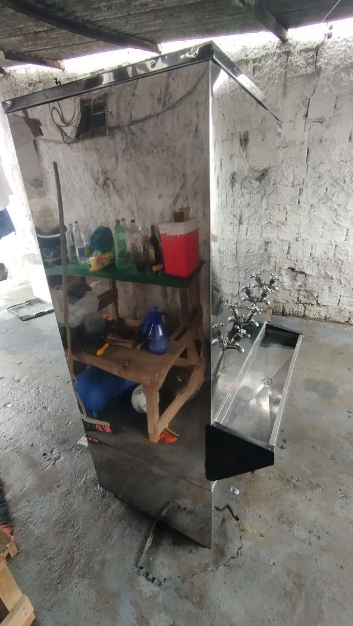 Bebedouro  purificador de água industrial em aço inox - Foto 3