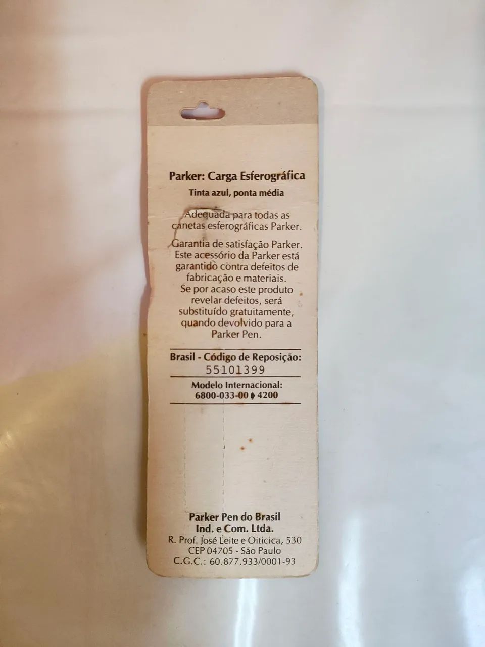 Carga de caneta Parker esferográfica  - Foto 2